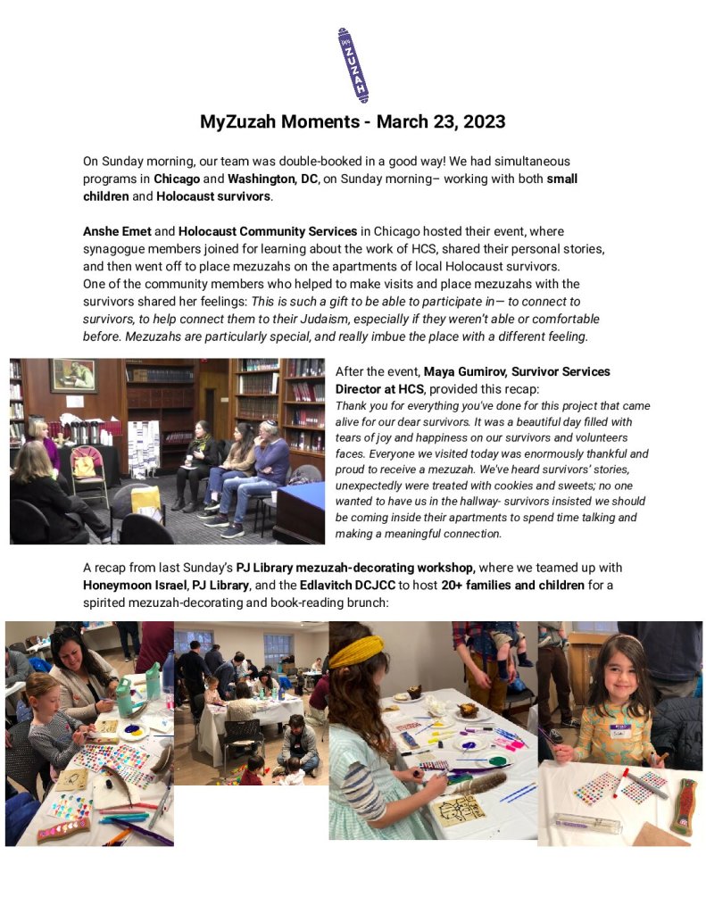 thumbnail of MyZuzah Moments – March 23, 2023